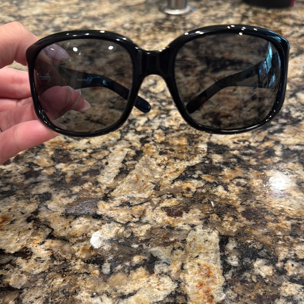 Kate Spade Black Oversized Square Sunglasses